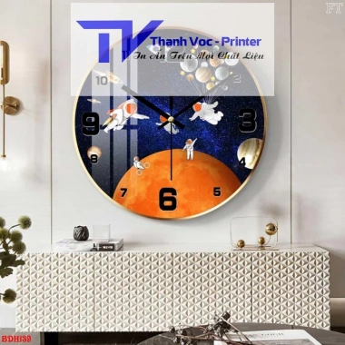 Đồng Hồ Treo Tường Tráng Gương Kim Trôi Sang Trọng D30 và D60 - Giá Rẻ 260k 2