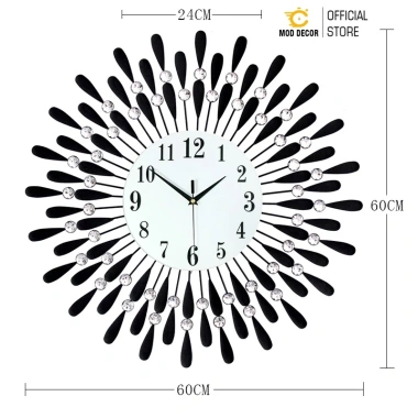 Đồng hồ treo tường trang trí MOD Decor 1.245 - Lianzhang JJT, giảm còn 560.000 VND 5