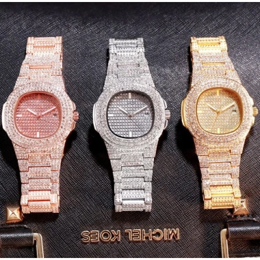 Đồng hồ unisex D-ZINER DZ1.122 đính đá thời trang - chính hãng, giá 190k LINDO 9