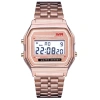 Đồng hồ Unisex Vintage WR Bạc nền trắng, số đen, màn hình LED, phong cách cổ điển - 53.900₫ 3