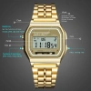Đồng hồ Unisex Vintage WR Bạc nền trắng, số đen, màn hình LED, phong cách cổ điển - 53.900₫ 6
