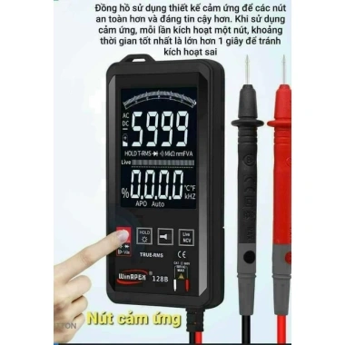Đồng hồ vạn năng cảm ứng Hanyan HY128A - Giá 629.000đ, thiết kế sang, đa chức năng 5