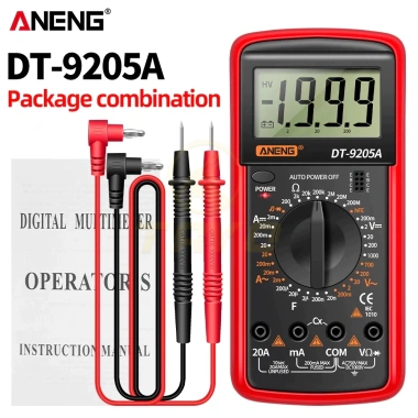 Đồng hồ vạn năng DT9.205A đo điện thông minh, màn hình kỹ thuật số, độ chính xác cao - Giá chỉ 125.000₫