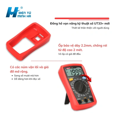 Đồng Hồ Vạn Năng UNI‑T UT33D+ Đo Điện Áp, Dòng Điện, Điện Trở, NCV – Giá 276k