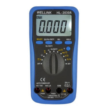 Đồng hồ vạn năng Wellink HL-2.030A hiện số - Chính hãng, giảm 19% chỉ 739.000₫ Đồng hồ vạn năng Wellink HL-2.030A hiện số - Chính hãng, giảm 19% chỉ 739.000₫
