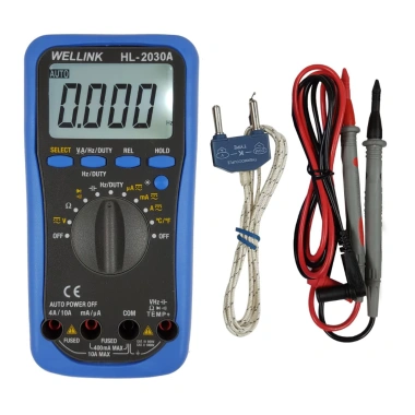 Đồng hồ vạn năng Wellink HL-2.030A hiện số - Chính hãng, giảm 19% chỉ 739.000₫ 2 Đồng hồ vạn năng Wellink HL-2.030A hiện số - Chính hãng, giảm 19% chỉ 739.000₫ 2