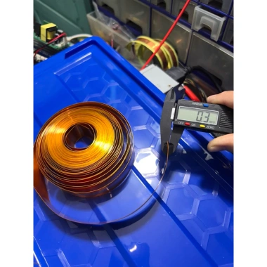 Đồng Lá 1 Mét EE42 0.3mm Quấn Biến Áp Xung Cách Điện 3 Rem - Giá 110k TPHCM 4 Đồng Lá 1 Mét EE42 0.3mm Quấn Biến Áp Xung Cách Điện 3 Rem - Giá 110k TPHCM 4
