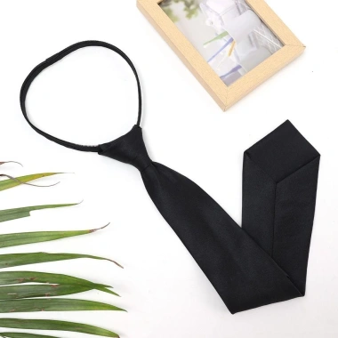 Đồng phục cà vạt đen đơn giản nam nữ - Mỏng nhẹ, tiện lợi cho học sinh, chỉ 49.680₫