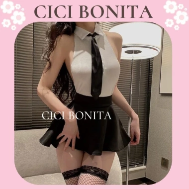 Đồng Phục Cosplay Nữ Học Sinh Trung Học CICI BONITA - Giá 150k, chất liệu nhẹ, size chuẩn