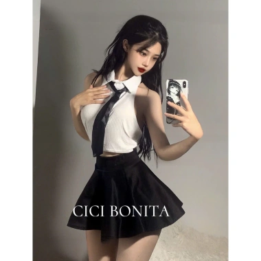 Đồng Phục Cosplay Nữ Học Sinh Trung Học CICI BONITA - Giá 150k, chất liệu nhẹ, size chuẩn 2 Đồng Phục Cosplay Nữ Học Sinh Trung Học CICI BONITA - Giá 150k, chất liệu nhẹ, size chuẩn 2