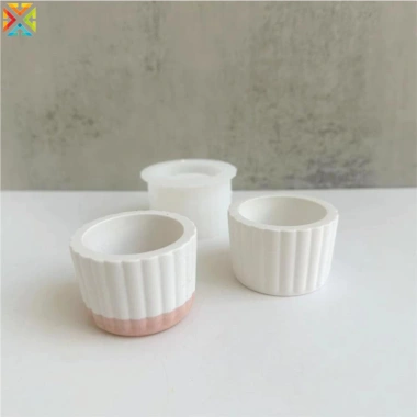 Dòng Sọc Tròn Lọ Hoa - Khuôn Silicon đa năng cho nến, cốc mọng, thạch, nhựa dính - 48,857₫