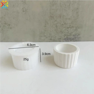 Dòng Sọc Tròn Lọ Hoa - Khuôn Silicon đa năng cho nến, cốc mọng, thạch, nhựa dính - 48,857₫