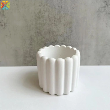 Dòng Sọc Tròn Lọ Hoa - Khuôn Silicon đa năng cho nến, cốc mọng, thạch, nhựa dính - 48,857₫