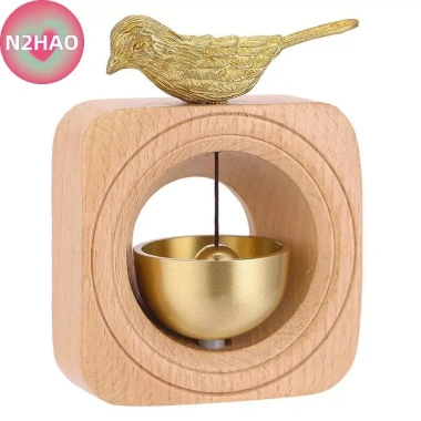 Đồng thau N2HAO chuông gió vàng Hom – Trang trí mặt dây chuyền, phụ kiện chuông cửa, giảm giá 19% chỉ 71.060₫ 3