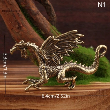Đồng thau rắn Pterosaur Rồng - Tượng nhỏ để bàn phong thủy retro, giá 60.390₫ 7 Đồng thau rắn Pterosaur Rồng - Tượng nhỏ để bàn phong thủy retro, giá 60.390₫ 7