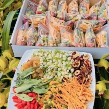 Đông trùng hạ thảo bảy vị sấy thăng hoa, sợi VIP, hộp 20 gói, giá chỉ 220.000 VND