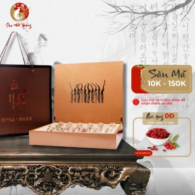 Đông Trùng Hạ Thảo Bhutan Nguyên Con - Hộp Vàng Sang Trọng, Quà Biếu Tặng, Giá Ưu Đãi 1.599.000