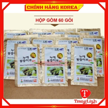 Đông trùng hạ thảo Bio 60 gói hộp gỗ - Nước đông trùng Hàn Quốc Tranglinhkorea