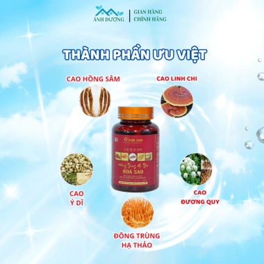 Đông Trùng Hạ Thảo Chính Hãng - Tăng Đề Kháng, Bảo Vệ Tim Mạch, Chống Lão Hóa - 220.000 VND