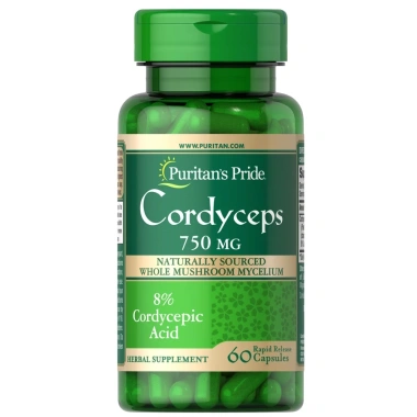 Đông trùng hạ thảo Cordyceps 750mg 60 viên Puritan Pride giảm giá 350.000₫, tăng sức đề kháng