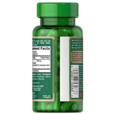 Đông trùng hạ thảo Cordyceps 750mg 60 viên Puritan Pride giảm giá 350.000₫, tăng sức đề kháng