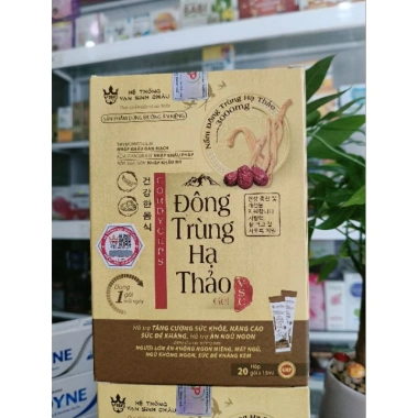 Đông Trùng Hạ Thảo dạng gói - Tăng cường sức khỏe, hỗ trợ ăn ngủ ngon, giảm giá 22% chỉ 180.000₫