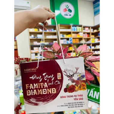 Đông trùng hạ thảo Famita Diamond - Linh chi ăn ngon, ngủ ngon, tăng đề kháng, chỉ 320k