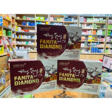Đông trùng hạ thảo Famita Diamond - Linh chi ăn ngon, ngủ ngon, tăng đề kháng, chỉ 320k