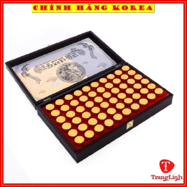 Đông trùng hạ thảo Hàn Quốc 60 viên hộp gỗ đen thượng hạng - 2 tem giảm giá 965k Tranglinhkorea 2