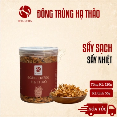 Đông Trùng Hạ Thảo Hòa Nhiên - Nấm sấy nhiệt và thăng hoa, giảm còn 59.999đ