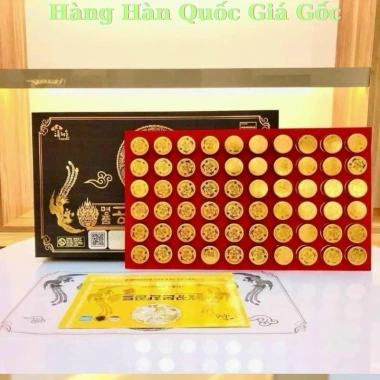 Đông Trùng Hạ Thảo Kanghwa Hàn Quốc Hộp Gỗ 60 Viên - Phòng ngừa biến, đột quỵ, bổ phổi, sinh lý tăng cường