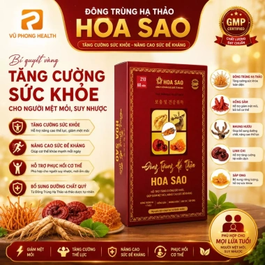 Đông Trùng Hạ Thảo Khô Hoa Sao Chính Hãng - Tăng Cường Sức Khỏe, Giá 195.999₫