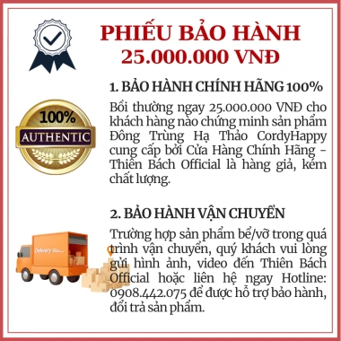 Đông Trùng Hạ Thảo Khô Sấy Thăng Hoa CordyHappy 12.5g - Giảm 22% Tăng Sức Đề Kháng 6