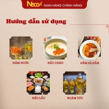 Đông Trùng Hạ Thảo Ngâm Mật Ong 500ml Necovi - Hoa Rừng, Táo Đỏ, Kỷ Tử Mộc, Giá 169.000đ 4