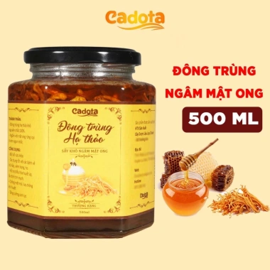 Đông trùng hạ thảo ngâm mật ong Cadota 500ml - Giá 495.000đ, tăng sức đề kháng