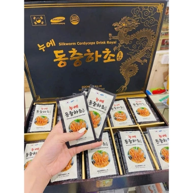 Đông Trùng Hạ Thảo POCHEON 60 Gói Hộp Gỗ Nâu Hàn Quốc – Tăng sức đề kháng, Giá chỉ 1.029.000₫ 2