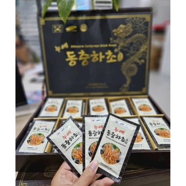Đông Trùng Hạ Thảo POCHEON 60 Gói Hộp Gỗ Nâu Hàn Quốc – Tăng sức đề kháng, Giá chỉ 1.029.000₫ 4