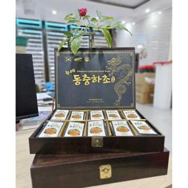 Đông Trùng Hạ Thảo POCHEON 60 Gói Hộp Gỗ Nâu Hàn Quốc – Tăng sức đề kháng, Giá chỉ 1.029.000₫ 6