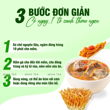 Đông trùng hạ thảo sấy khô 1kg sợi vàng thơm, pha trà, nấu chay, hầm canh 112.000₫