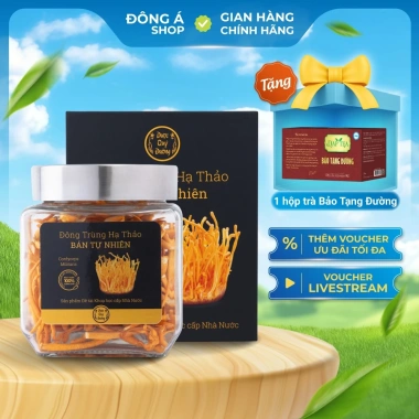 Đông trùng hạ thảo sấy khô Dược Quý Đường 20g - Tự nhiên, bồi bổ cơ thể, 1.262.000 VND
