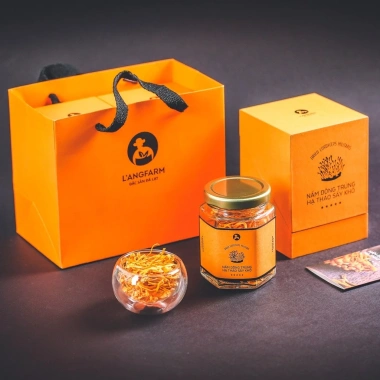 Đông trùng hạ thảo sấy khô LANGFARM - Tăng cường sức khỏe, hỗ trợ miễn dịch, quà tặng - 699.500₫