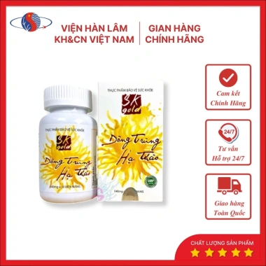 Đông Trùng Hạ Thảo Viên Uống SKGOLD 30 viên - Tăng sức đề kháng, ưu đãi 330.000đ