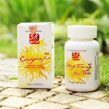 Đông Trùng Hạ Thảo Viên Uống SKGOLD 30 viên - Tăng sức đề kháng, ưu đãi 330.000đ