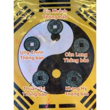 Đồng xu cổ Ngũ Đế tài lộc - Trấn phong thủy, tăng may mắn, giảm còn 250k (Giá gốc 325k) 3 Đồng xu cổ Ngũ Đế tài lộc - Trấn phong thủy, tăng may mắn, giảm còn 250k (Giá gốc 325k) 3
