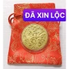 Đồng Xu Long Phụng Sum Vầy May Mắn 2.026 - Quà Phong Thủy, Túi Gấm Đỏ 34.980 VNĐ