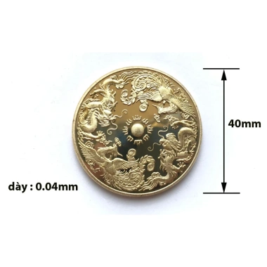 Đồng Xu Long Phụng Sum Vầy May Mắn 2.026 - Quà Phong Thủy, Túi Gấm Đỏ 34.980 VNĐ 5 Đồng Xu Long Phụng Sum Vầy May Mắn 2.026 - Quà Phong Thủy, Túi Gấm Đỏ 34.980 VNĐ 5