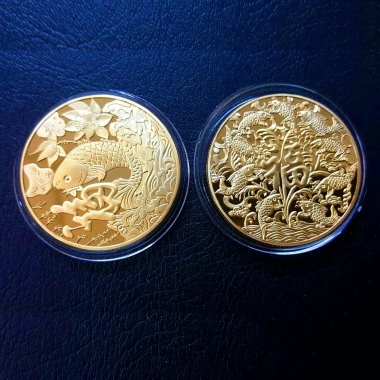 Đồng Xu Long Phụng Sum Vầy May Mắn 2.026 - Quà Phong Thủy, Túi Gấm Đỏ 34.980 VNĐ 9 Đồng Xu Long Phụng Sum Vầy May Mắn 2.026 - Quà Phong Thủy, Túi Gấm Đỏ 34.980 VNĐ 9