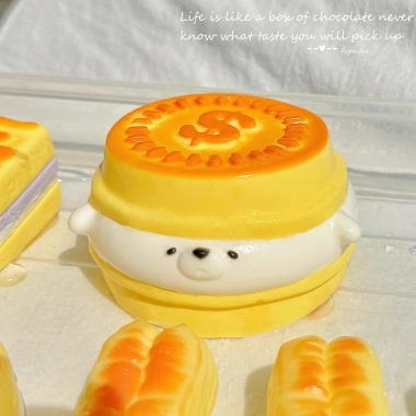 Đồng Xu Vàng Pudding Tay Chó Squishy - Đồ chơi thư giãn mềm mại, giải nén niềm vui, quà tặng sáng tạo 84.871₫