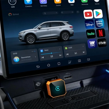 Dongle CarPlay Android không dây Mini: chuyển đổi nhanh, kết nối ổn định, giá 557k
