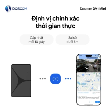 Doscom DV1 mini GPS Không Dây Di Động, Định Vị Ô Tô Xe Máy, Chính Xác Cao, BH 12 Tháng, Giá ưu đãi 1,29 triệu 6